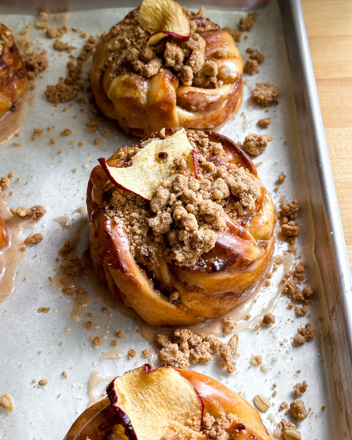 Apple Fritter Babka Bun