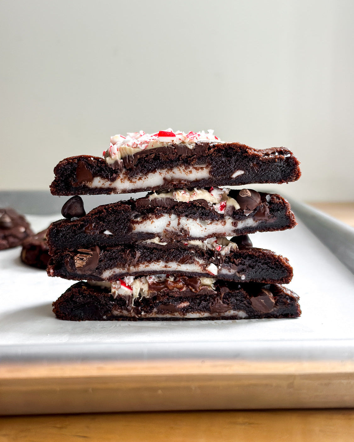 Peppermint Bark Cookies