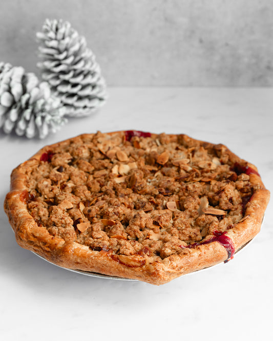 Apple Cranberry Crumb Pie (9")