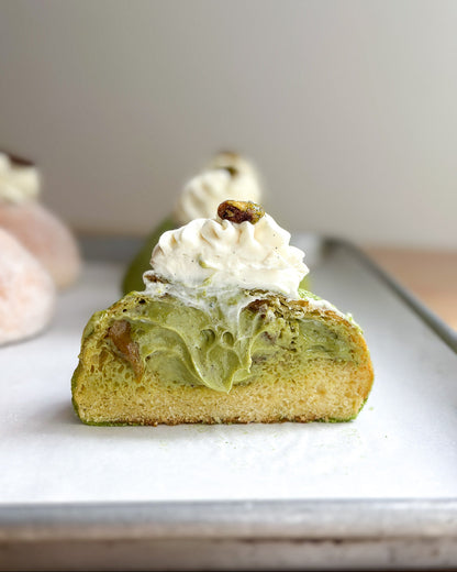 Pistachio Matcha Bun