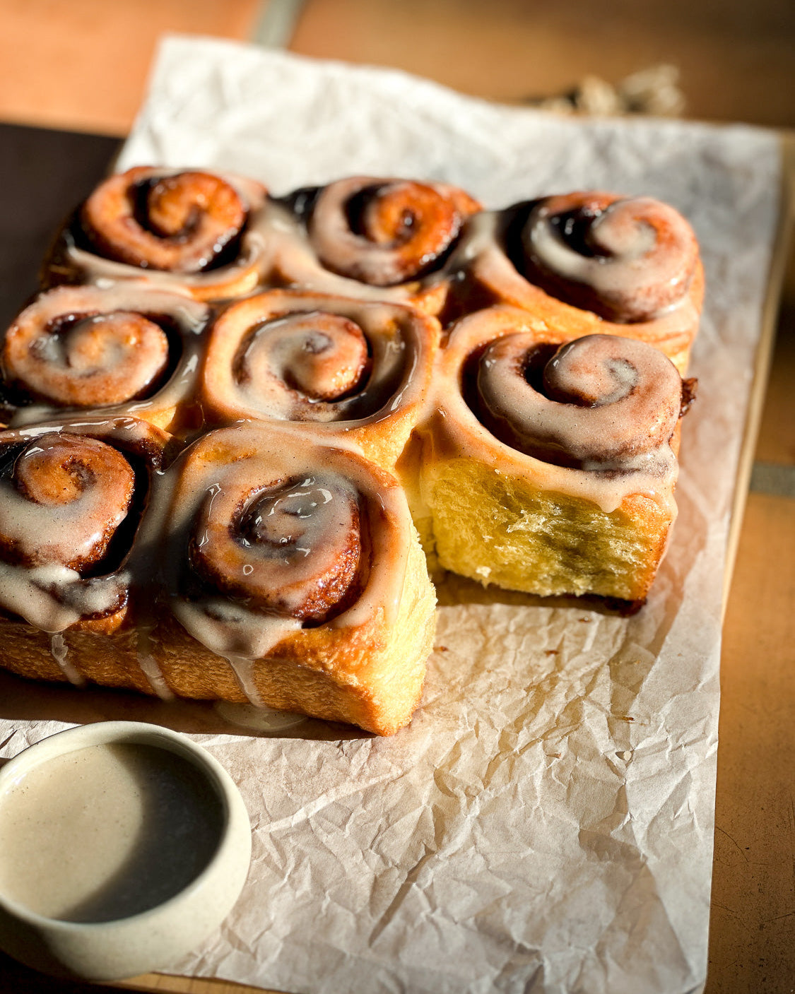 Pull-Apart Brioche Cinnamon Rolls