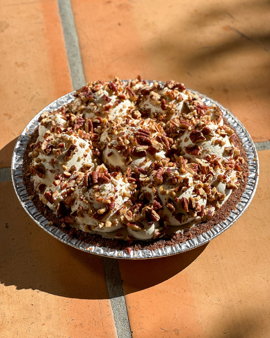 Caramel Pecan Cream Pie