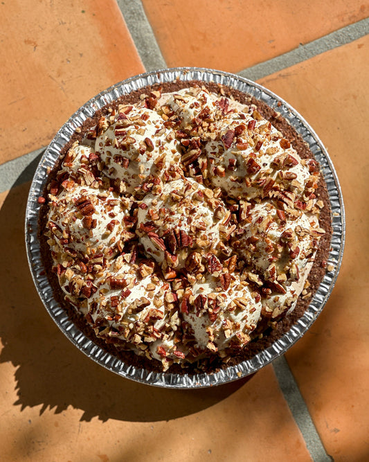 Caramel Pecan Cream Pie