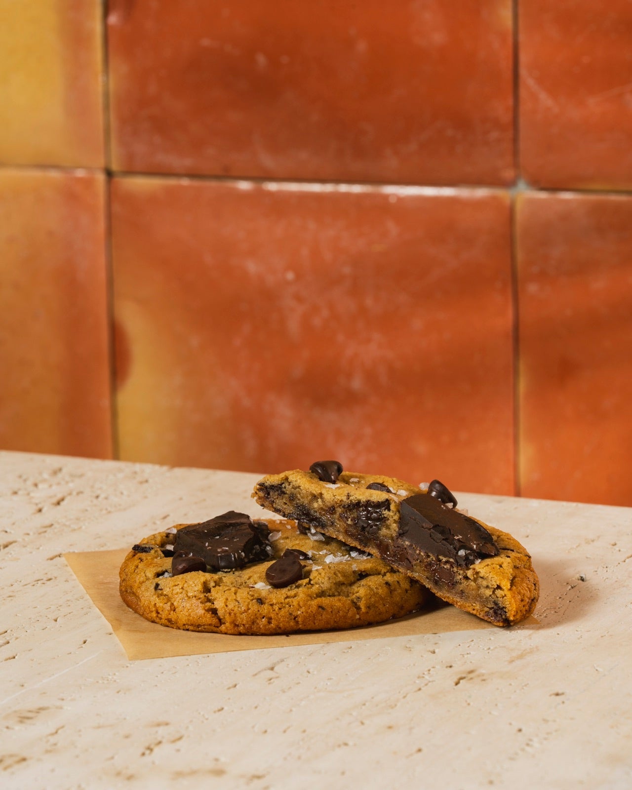 Chocolate chip sea salt cookie