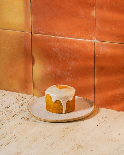 Citrus olive oil cakelet